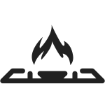 Ícone Ajuste de Chama